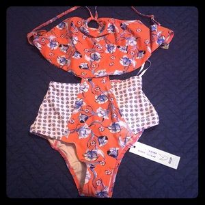 Minkpink floating in the tropics one piece